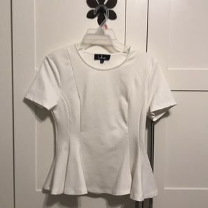 Lulus peplum top , never worn